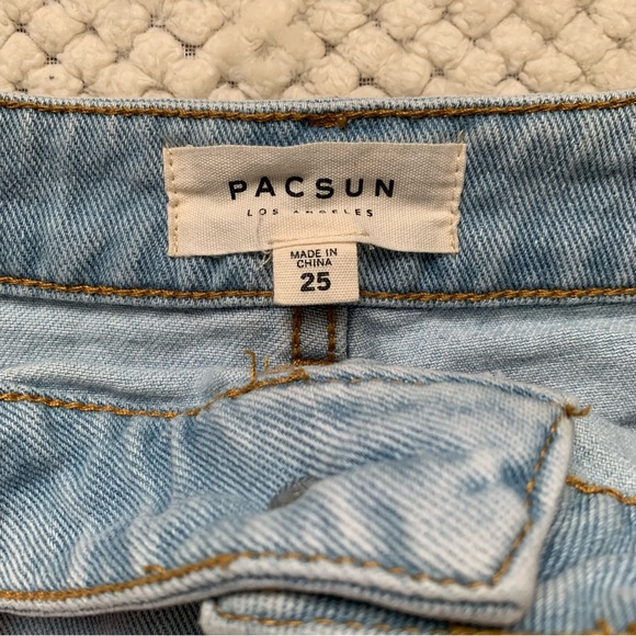 Pacsun Light Wash Denim Skirt - Picture 4 of 4
